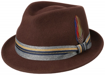 Palarie din fetru de lana Trilby Woolfelt - Stetson