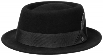 Palarie din fetru de lana Pork Pie Woolfelt - Stetson