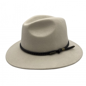 Palarie din fetru de lana Outback Fedora - Jacaru