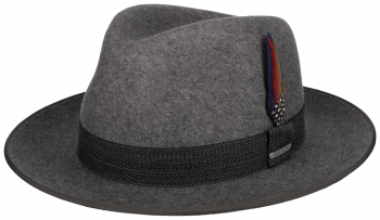 Palarie din fetru de lana Fedora Woolfelt Mix - Stetson