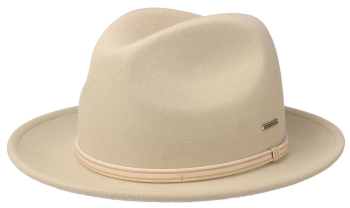 Palarie din fetru de lana Fedora Vitafelt - Stetson