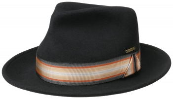 Palarie din fetru de lana Fedora Vitafelt - Stetson