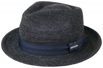 Palarie din paie Fedora Raffia Crochet - Stetson