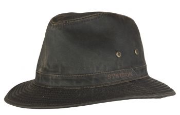 Palarie din bumbac si poliester Traveller - Stetson