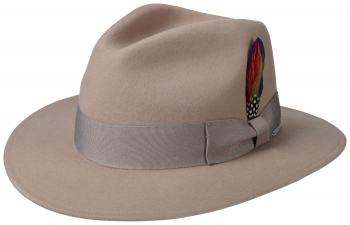 Palarie din fetru de lana si casmir Traveller - Stetson