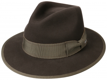 Palarie din fetru de lana si casmir Traveller Woolfelt - Stetson