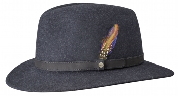 Palarie din fetru de lana Traveller Woolfelt Mix - Stetson