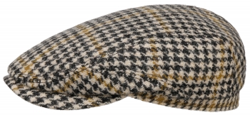 Sapca din lana virgina Driver Cap Harris Tweed - Stetson