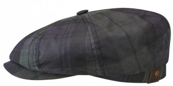 Sapca din bumbac cerat Hatteras Tartan - Stetson