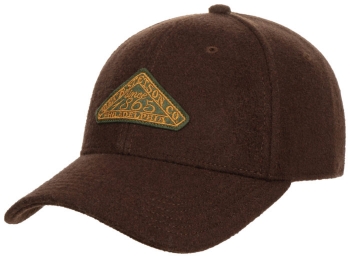 Sapca din poliester si lana Baseball Cap Vintage Logo Patch Wool - Stetson