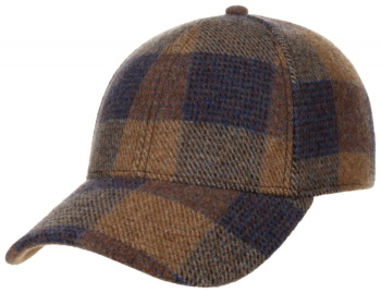 Sapca din lana Baseball Cap Check - Stetson