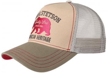 Sapca din bumbac Trucker Bear - Stetson