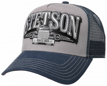 Sapca din bumbac Trucker Cap Trucking - Stetson