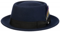 Palarie din fetru de lana Pork Pie Woolfelt - Stetson